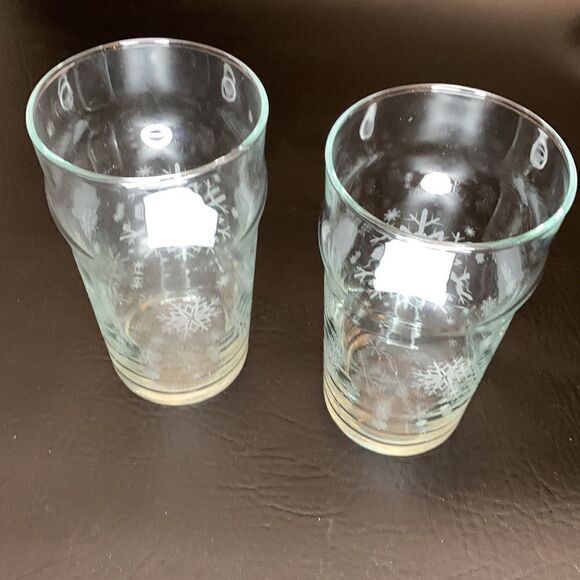 Samuel Adams Winter Lager Pilsner Blue White Etched Snowflakes 16 Oz 2 I… - Picture 3 of 5